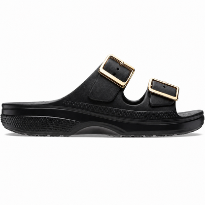 Women’s Metallic Buckle Sandals