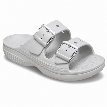 Women’s Metallic Buckle Sandals